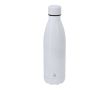 Gourde isotherme en inox recyclé avec bouchon assorti 500 ml couleur blanc