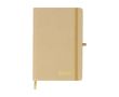 Carnet A5 à couverture rigide en carton recyclé, pages lignées couleur doré