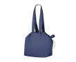 Sac à bandoulière en nylon avec fermeture à cordon réglable 135g/m² couleur bleu marine