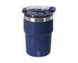 Mug isotherme à double paroi avec fermeture hermétique 350 ml couleur bleu marine