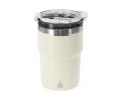 Mug isotherme à double paroi avec fermeture hermétique 350 ml couleur naturel