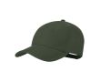 Casquette 5 panneaux en microfibre avec fermeture réglable à scratch couleur vert