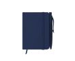 Bloc-notes A7 à couverture synthétique avec stylo assorti couleur bleu marine