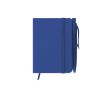 Bloc-notes A7 à couverture synthétique avec stylo assorti couleur bleu