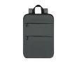 Sac à dos extensible en cuir synthétique avec compartiment pour PC 15\" couleur gris foncé