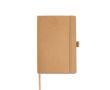 Carnet avec couverture en papier résistant à l’eau A5 pages blanches couleur naturel