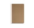 Bloc-notes couverture en carton de fibres naturelles A5 papier 80 g/m² couleur marron