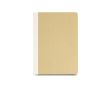 Bloc-notes couverture en carton de fibres naturelles A5 papier 80 g/m² couleur beige