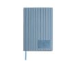 Carnet en PU texturé avec patch personnalisable A5 pages lisses couleur bleu ciel