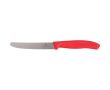 Couteau de table en acier inoxydable Victorinox fabriqué en UE couleur rouge