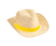 chapeau de paille pour la publiciité couleur jaune sold out