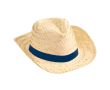 Chapeau de paille pour la publiciité couleur bleu marine sold out