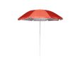 Parasol de plage en polyester 170T avec protection UV Ø180 couleur rouge