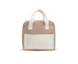 Sac isotherme à anses courtes, isolation en aluminium résistant 4 kg couleur beige