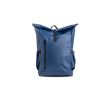 Sac à dos enroulable avec revêtement PU et poche ordinateur 15,6'' couleur bleu marine