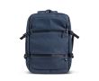 Sac à dos extensible avec fermetures éclair et sangle trolley 15,6’’ couleur bleu marine