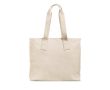 Sac en cuir synthétique avec poches cachées et sangle trolley 15,6’’ couleur beige