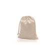 Sac en coton avec cordons de transport 110 g/m² couleur beige