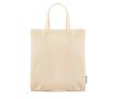 Sac à anses courtes en coton recyclé et plastique recyclé 140 g/m² couleur beige