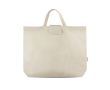 Sac de courses pliable en coton et plastique recyclés 140 g/m² couleur beige
