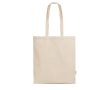 Tote bag en matériau écologique 140 g/m² avec longues anses couleur beige