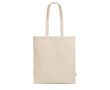 Tote bag en matière recyclée avec anses longues 180 g/m² couleur beige