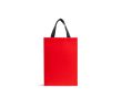 Sac en papier premium et mate avec anses en tissu résistantes 7 kg couleur rouge