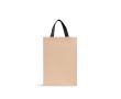 Sac en papier premium et mate avec anses en tissu résistantes 7 kg couleur beige