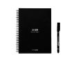 Cahier réutilisable A5 avec numérisation InfiniteBook encre noire couleur noir