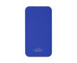 Powerbank bicolore avec indicateur lumineux de charge 10.000 mAh couleur bleu roi