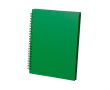 Carnet cartonné en carton recyclé A5 pages lignées GreenGo couleur vert