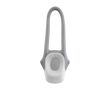 Lumière pour vélo avec 2 LED et sangle en silicone pour fixation couleur blanc