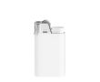 Briquet avec impression 360º et flamme réglable BIC® DJEEP® D1 couleur blanc