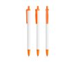 Stylo bille avec mécanisme à clic, encre bleue Clic Stic BIC® couleur orange