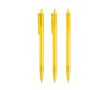 Stylo bille avec mécanisme à clic, encre bleue Clic Stic BIC® couleur jaune transparent
