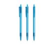 Stylo bille avec mécanisme à clic, encre bleue Clic Stic BIC® couleur bleu clair transparent