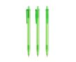 Stylo bille avec mécanisme à clic, encre bleue Clic Stic BIC® couleur vert transparent