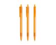 Stylo bille avec mécanisme à clic, encre bleue Clic Stic BIC® couleur orange transparent