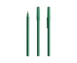 Stylo en plastique à écriture fluide, encre bleue Round Stic BIC® couleur vert
