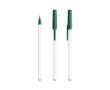 Stylo à bille au design classique et à encre noire Round Stic BIC® couleur vert foncé