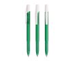 Stylo en plastique avec bouton-poussoir rétractable, encre noire BIC® couleur vert transparent