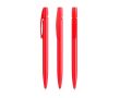 Stylo bille en plastique ergonomique et encre noire BIC® couleur rouge