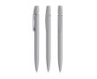 Stylo bille en plastique ergonomique et encre noire BIC® couleur argenté