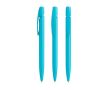Stylo en plastique avec clip personnalisable et encre bleue BIC® couleur cyan