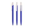 Stylo à bille avec clip robuste et encre noire Media Clic Glacé BIC® couleur bleu