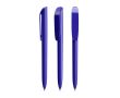 Stylo à bille en plastique avec grand clip et encre noire BIC® couleur bleu