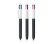 Stylo en plastique effet bois fabriqué dans l’UE avec 4 encres BIC® couleur noir