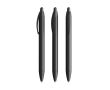 Stylo en plastique à corps large avec écriture bleue Wide Body BIC® couleur noir