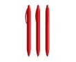 Stylo à bille à clic, corps large et encre noire Wide Body BIC® couleur rouge