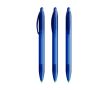 Stylo à bille à clic, corps large et encre noire Wide Body BIC® couleur bleu transparent